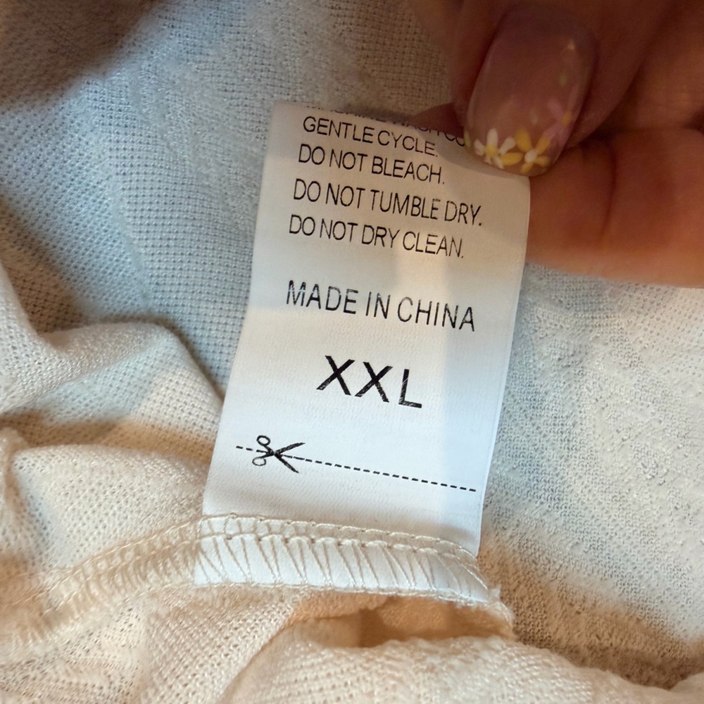 Classic Wear Blush Textured Long Sleeve Top XXL Soft Knit - Picture 6 of 11